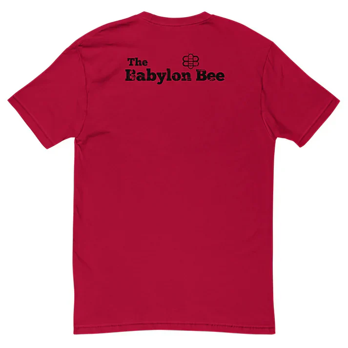 Babylon Bee Distressed T-Shirt - Front & Back Print - Image 6