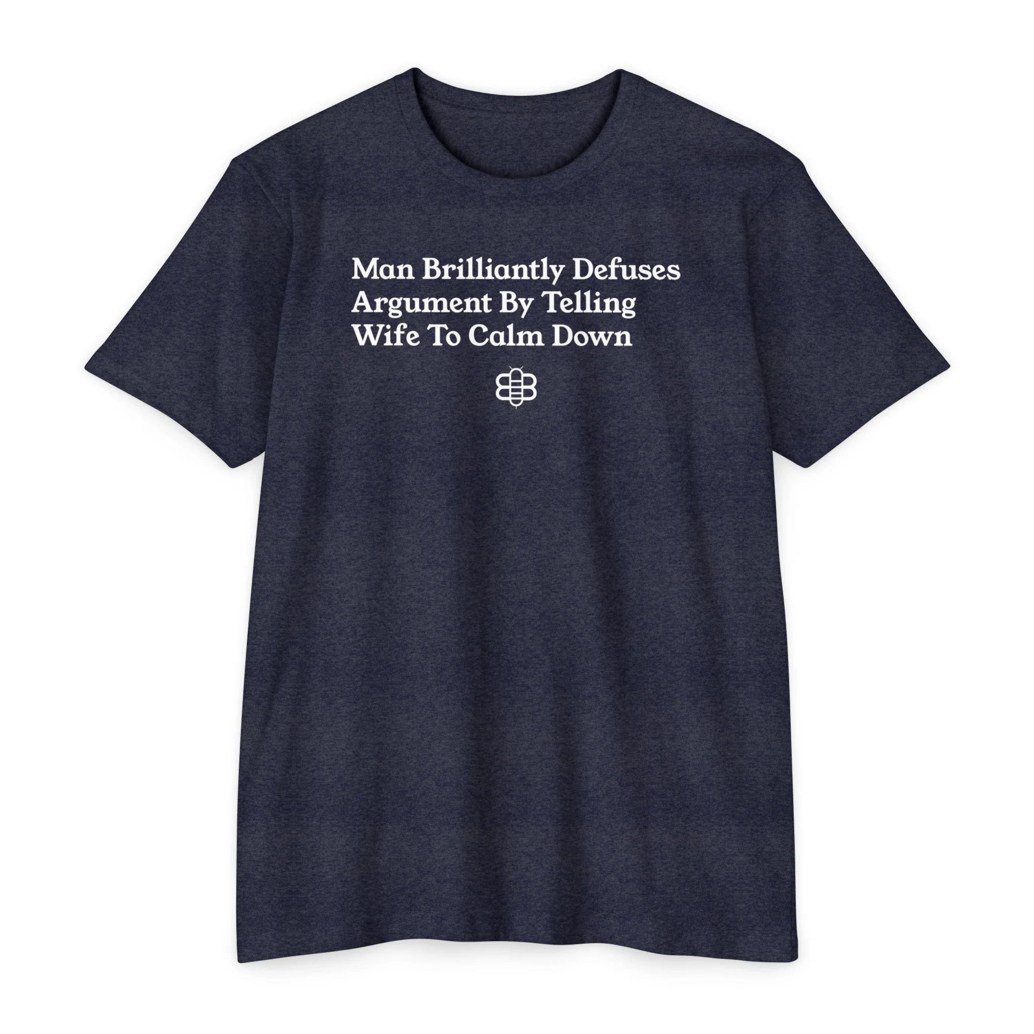 Wife Calm Down T-Shirt - Image 4