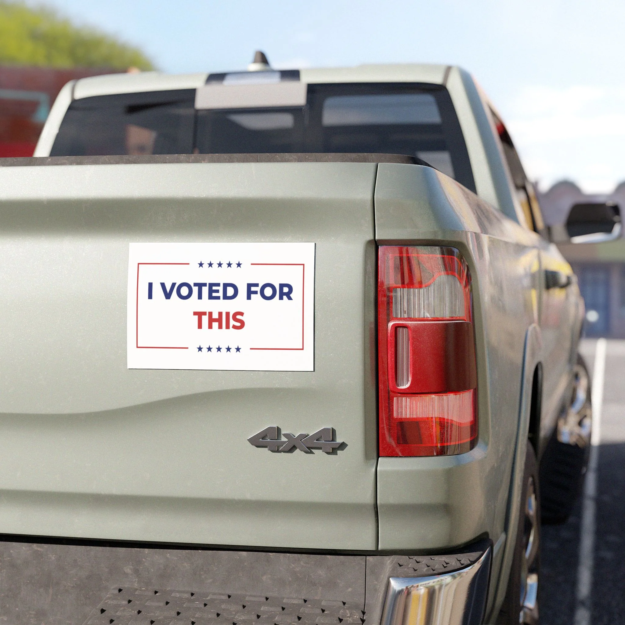 I Voted For This Bumper Magnet - Image 2