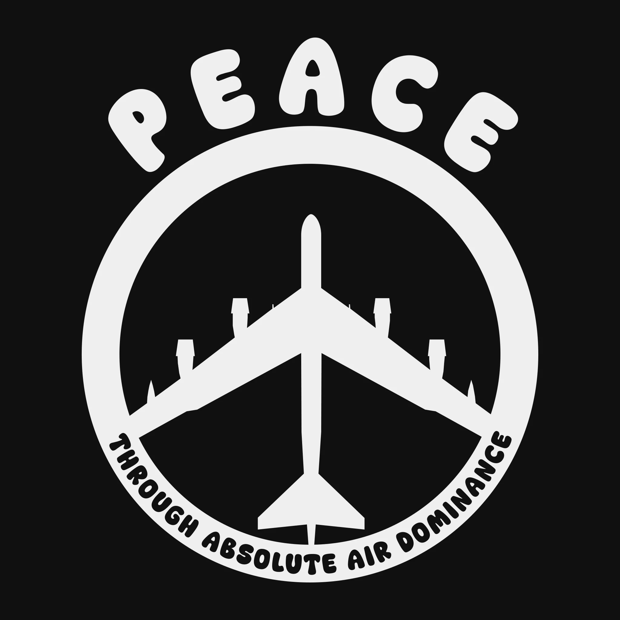 Peace Through Absolute Air Dominance T-Shirt - Image 2