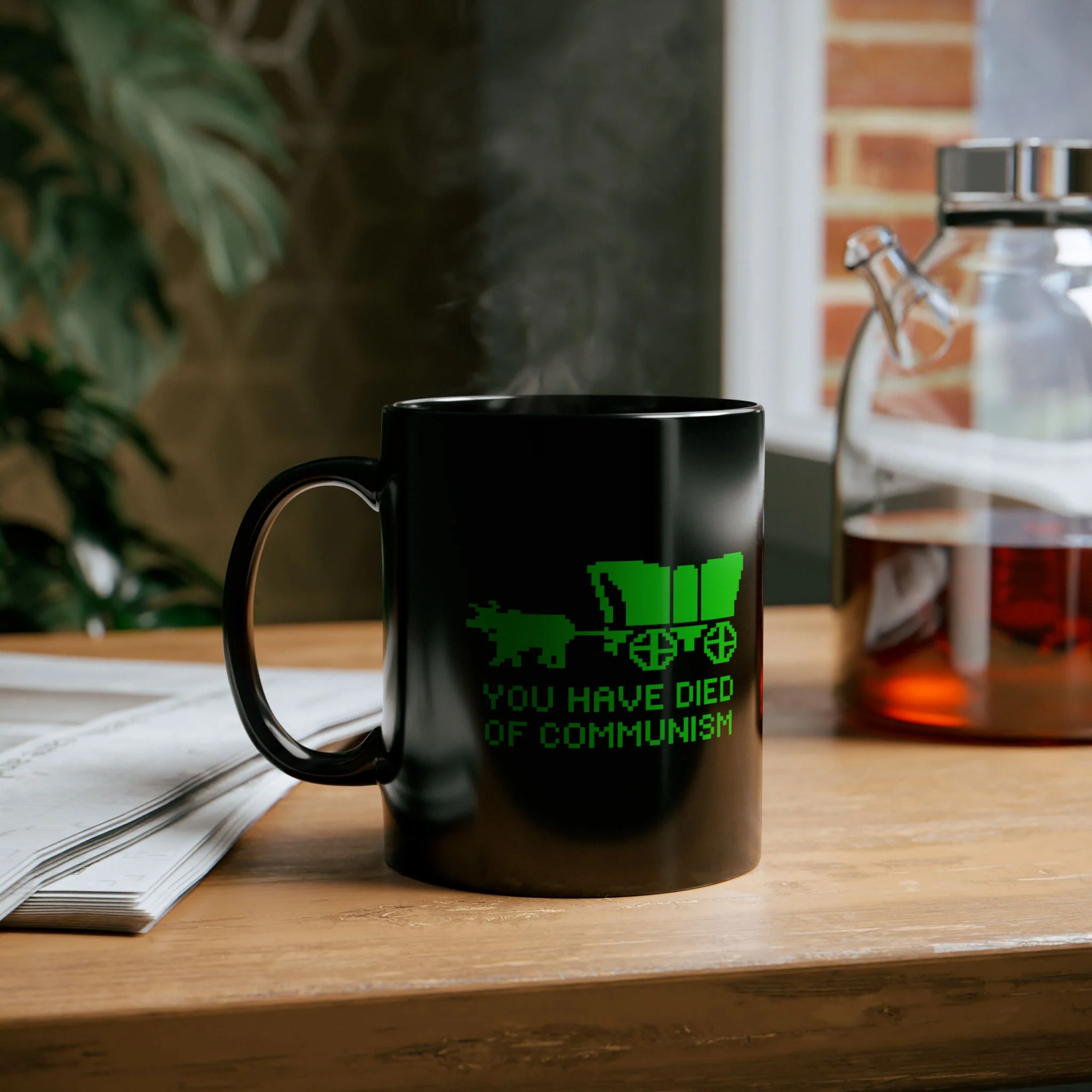 You Have Died Of Communism Mug – Black, 2 Sizes - Image 3